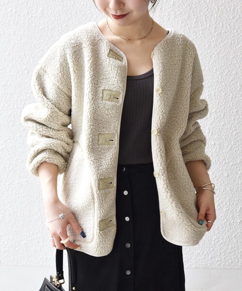 ayape様　2点　おまとめ SHIPS any:〈洗濯機可能〉ボア フリース 2WAY フーディー ブルゾン