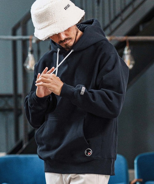 felkod(フィルコッド)の「mpa3930-Logo Patch Brushed Lining Parka パーカー(F25F200)(パーカー・メンズ・ホワイト/ブラック/ネイビー・S/M/L/XL)」の3枚目の写真