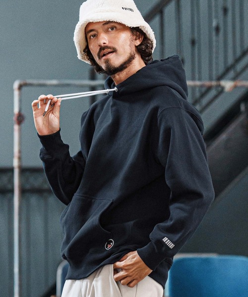 felkod(フィルコッド)の「mpa3930-Logo Patch Brushed Lining Parka パーカー(F25F200)(パーカー・メンズ・ホワイト/ブラック/ネイビー・S/M/L/XL)」の4枚目の写真