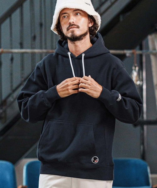 felkod(フィルコッド)の「mpa3930-Logo Patch Brushed Lining Parka パーカー(F25F200)(パーカー・メンズ・ホワイト/ブラック/ネイビー・S/M/L/XL)」の5枚目の写真