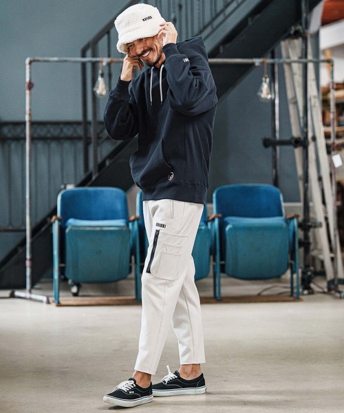 felkod(フィルコッド)の「mpa3930-Logo Patch Brushed Lining Parka パーカー(F25F200)(パーカー・メンズ・ホワイト/ブラック/ネイビー・S/M/L/XL)」の8枚目の写真