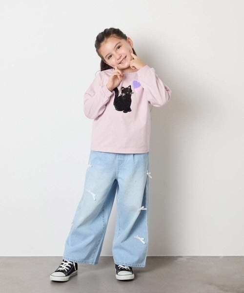 a.v.v（アーヴェヴェ）の「【大人気！追加生産/選べるデザイン】[120-160]アソートデザインデニム（デニムパンツ・キッズ・チャコールグレー/ブルー/ダークインディゴブルー・120/130/150/140/160）」の11枚目の写真