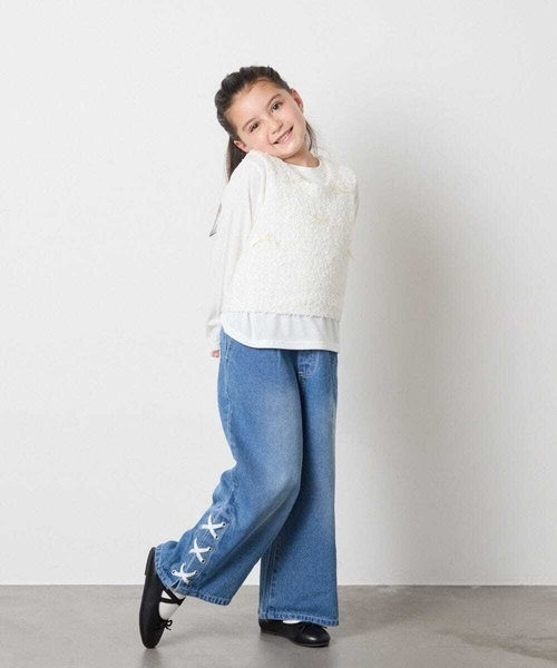 a.v.v（アーヴェヴェ）の「【大人気！追加生産/選べるデザイン】[120-160]アソートデザインデニム（デニムパンツ・キッズ・チャコールグレー/ブルー/ダークインディゴブルー・120/130/150/140/160）」の22枚目の写真