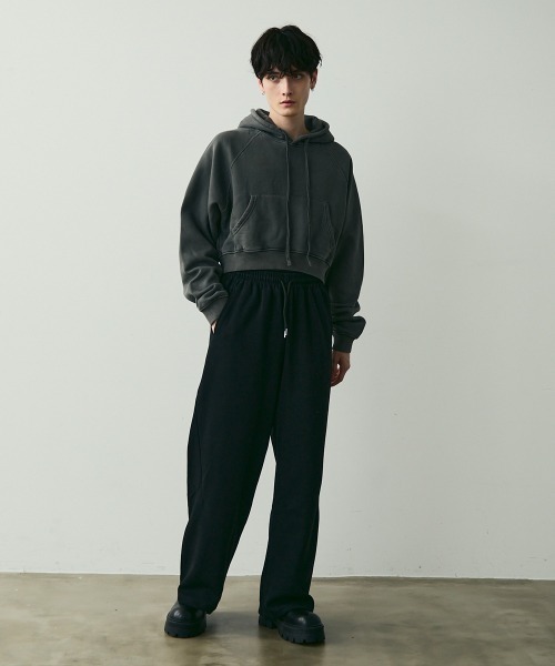 Shoowtime(ショウタイム)の「Wide Silhouette Sweatpants / ワイドシルエットスウェットパンツ(スウェットパンツ・メンズ・ブラック/グレー・MEDIUM/LARGE/X-LARGE)」の12枚目の写真