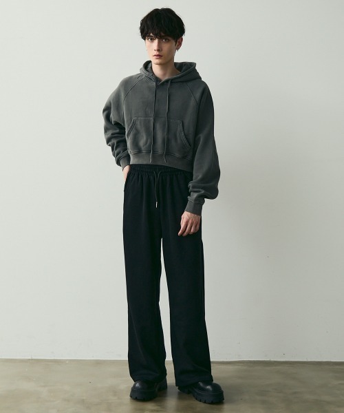 Shoowtime(ショウタイム)の「Wide Silhouette Sweatpants / ワイドシルエットスウェットパンツ(スウェットパンツ・メンズ・ブラック/グレー・MEDIUM/LARGE/X-LARGE)」の13枚目の写真