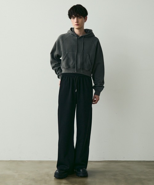 Shoowtime(ショウタイム)の「Wide Silhouette Sweatpants / ワイドシルエットスウェットパンツ(スウェットパンツ・メンズ・ブラック/グレー・MEDIUM/LARGE/X-LARGE)」の15枚目の写真
