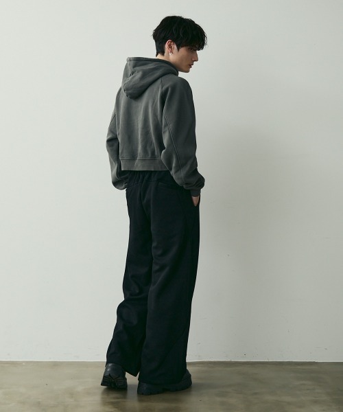 Shoowtime(ショウタイム)の「Wide Silhouette Sweatpants / ワイドシルエットスウェットパンツ(スウェットパンツ・メンズ・ブラック/グレー・MEDIUM/LARGE/X-LARGE)」の18枚目の写真