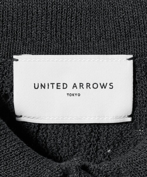 UNITED ARROWS（ユナイテッドアローズ）の「フェイクパール レース プルオーバー ニット ウォッシャブル（ニット/セーター・レディース・ダークグレー/ブラック・FREE）」の20枚目の写真