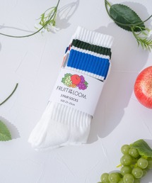 FRUIT OF THE LOOM（フルーツオブザルーム）の「C FTL カラフルラインA / レディース / クルー丈ソックス / ラインソックス（ソックス/靴下・レディース）」