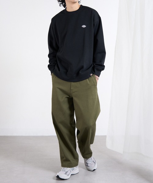 Dickies（ディッキーズ）の「【Dickies】≪別注≫Vintage Archive Logo Sweater / ヴィンテージアーカイブロゴスウェット（スウェット・レディース・ブラック系その他2/ホワイト系その他2/ブラック/ホワイト・XL/L/M/S/XS）」の5枚目の写真