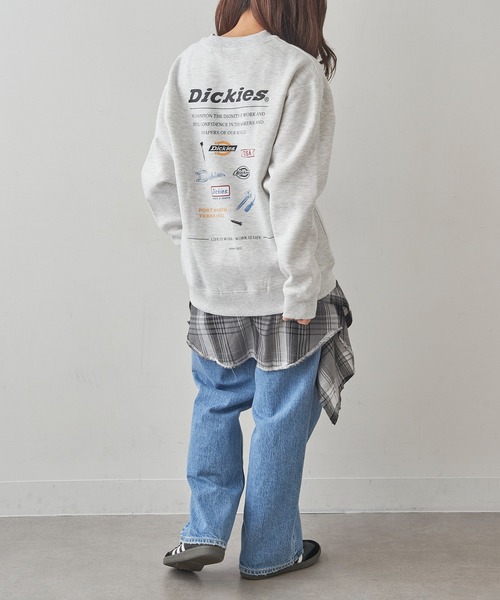 Dickies（ディッキーズ）の「【Dickies】≪別注≫Vintage Archive Logo Sweater / ヴィンテージアーカイブロゴスウェット（スウェット・レディース・ブラック系その他2/ホワイト系その他2/ブラック/ホワイト・XL/L/M/S/XS）」の14枚目の写真