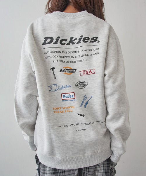 Dickies（ディッキーズ）の「【Dickies】≪別注≫Vintage Archive Logo Sweater / ヴィンテージアーカイブロゴスウェット（スウェット・レディース・ブラック系その他2/ホワイト系その他2/ブラック/ホワイト・XL/L/M/S/XS）」の21枚目の写真