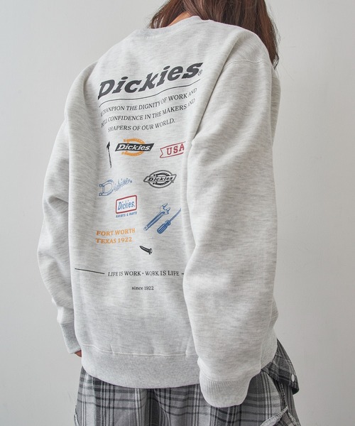 Dickies（ディッキーズ）の「【Dickies】≪別注≫Vintage Archive Logo Sweater / ヴィンテージアーカイブロゴスウェット（スウェット・レディース・ブラック系その他2/ホワイト系その他2/ブラック/ホワイト・XL/L/M/S/XS）」の22枚目の写真