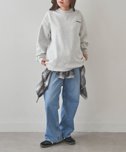 Dickies（ディッキーズ）の「【Dickies】≪別注≫Vintage Archive Logo Sweater / ヴィンテージアーカイブロゴスウェット（スウェット・レディース・ブラック系その他2/ホワイト系その他2/ブラック/ホワイト・XL/L/M/S/XS）」の15枚目の写真