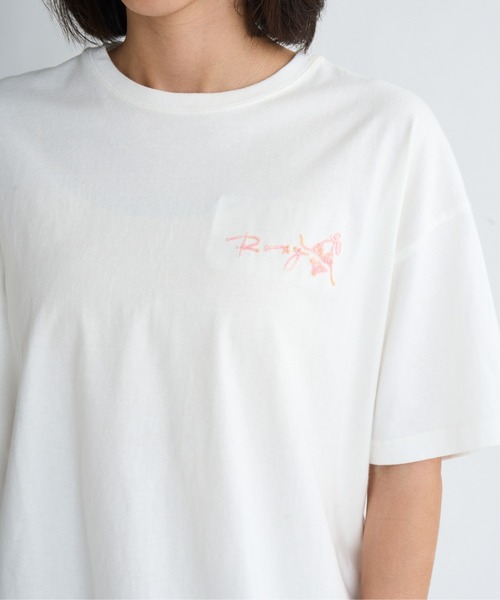 ROXY(ロキシー)の「COLORFUL EMBROIDERY /ロキシーワンポイント半袖Tシャツ(Tシャツ/カットソー・レディース・ホワイト・LARGE/X-LARGE)」の3枚目の写真