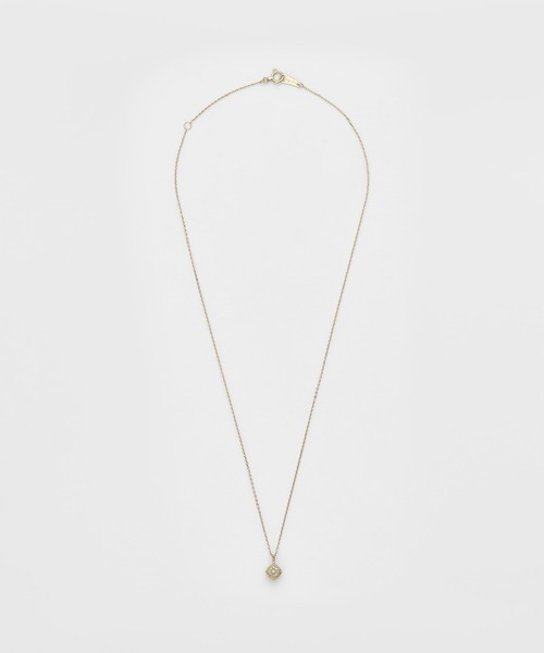 agete(アガット)の「《Limited Edition/WEB限定》K10アイオライト/ダイヤモンドネックレス(ネックレス・レディース・マルチ・フリー)」の4枚目の写真