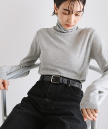 ソフトフライス 長袖 Tシャツ《タートルネック 》