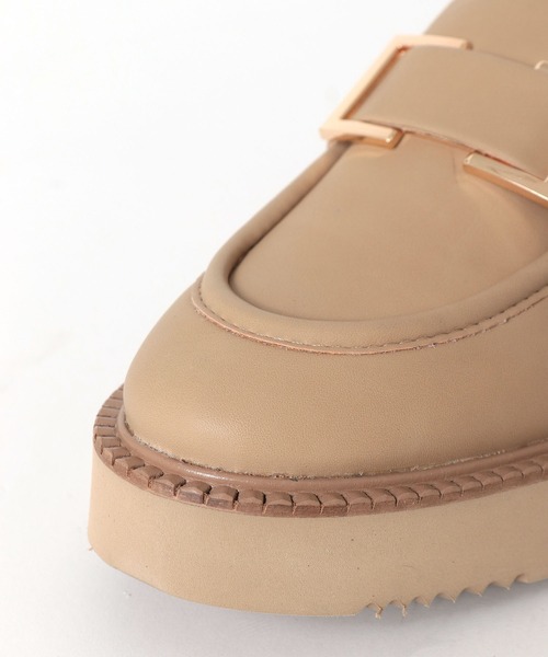 Chiaki Katagiri（チアキカタギリ）の「ビット風ローファー【CHIAKI KATAGIRI/チアキカタギリ】（ローファー・レディース・ベージュ/ブラック・36/35/38/37）」の9枚目の写真