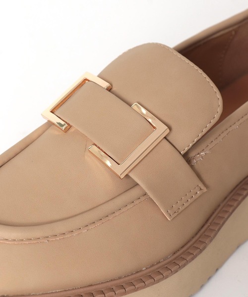 Chiaki Katagiri（チアキカタギリ）の「ビット風ローファー【CHIAKI KATAGIRI/チアキカタギリ】（ローファー・レディース・ベージュ/ブラック・36/35/38/37）」の10枚目の写真