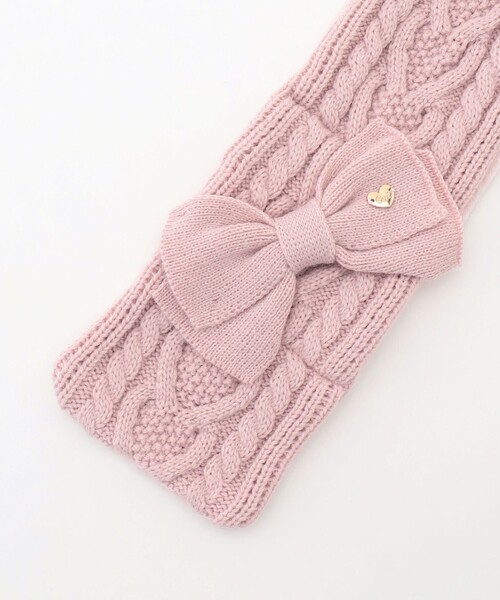 ANY（エニィ）の「ケーブルニットマフラー（マフラー・キッズ・ライラック系/ピンク系・F）」の7枚目の写真