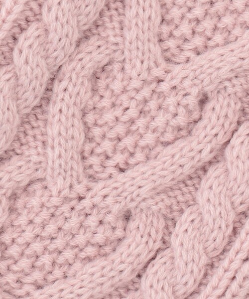 ANY（エニィ）の「ケーブルニットマフラー（マフラー・キッズ・ライラック系/ピンク系・F）」の9枚目の写真