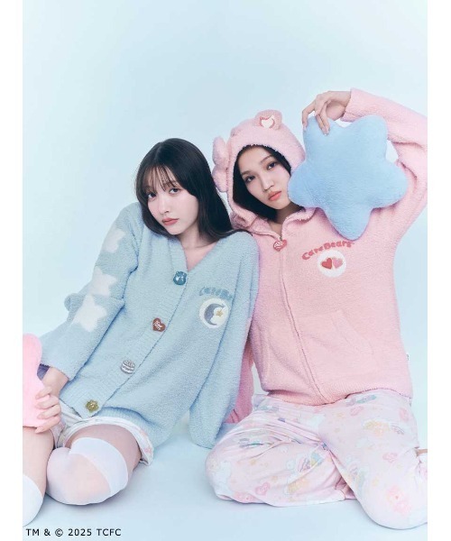 SNIDEL HOME（スナイデルホーム）の「【Care Bears(TM)】カーディガン（ルームウェア/パジャマ・レディース・オレンジ/ラベンダー/ライトピンク/ライトブルー/オフホワイト・F）」の10枚目の写真