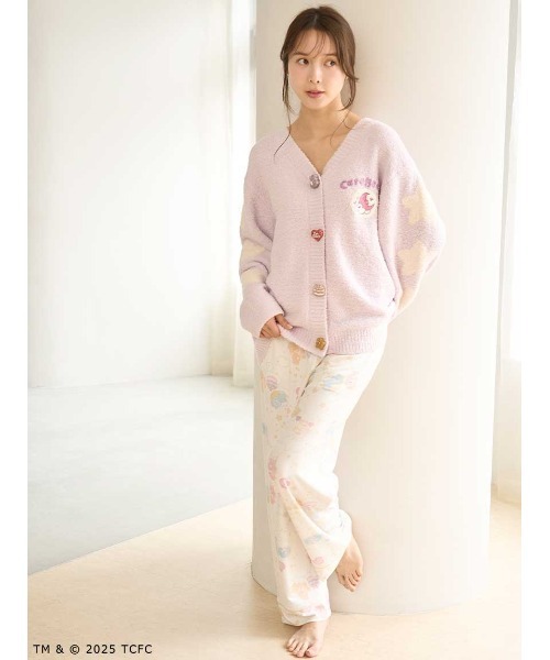 SNIDEL HOME（スナイデルホーム）の「【Care Bears(TM)】カーディガン（ルームウェア/パジャマ・レディース・オレンジ/ラベンダー/ライトピンク/ライトブルー/オフホワイト・F）」の19枚目の写真