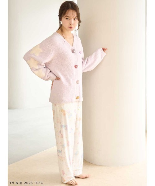 SNIDEL HOME（スナイデルホーム）の「【Care Bears(TM)】カーディガン（ルームウェア/パジャマ・レディース・オレンジ/ラベンダー/ライトピンク/ライトブルー/オフホワイト・F）」の20枚目の写真