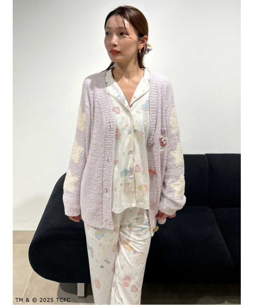 SNIDEL HOME（スナイデルホーム）の「【Care Bears(TM)】カーディガン（ルームウェア/パジャマ・レディース・オレンジ/ラベンダー/ライトピンク/ライトブルー/オフホワイト・F）」の22枚目の写真