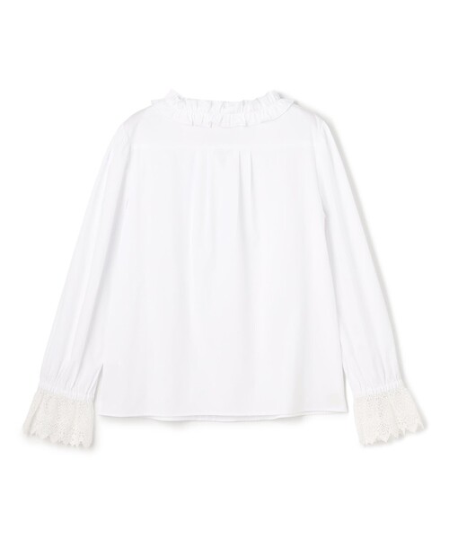 TOCCA（トッカ）の「FRILL SYMPHONY ブラウス（シャツ/ブラウス・レディース・ブラック系/ホワイト系・0/4）」の6枚目の写真
