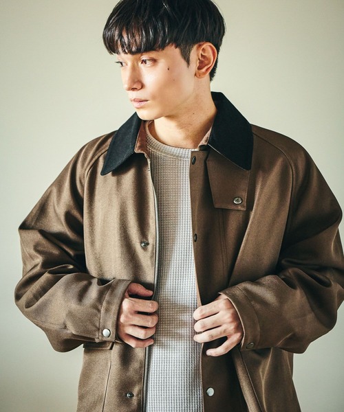 LAKOLE（ラコレ）の「DCハンティングブルゾン / 592157（ブルゾン・メンズ・ブラウン/アイボリー/ブラック・LARGE/MEDIUM）」の2枚目の写真