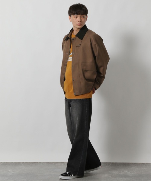 LAKOLE（ラコレ）の「DCハンティングブルゾン / 592157（ブルゾン・メンズ・ブラウン/アイボリー/ブラック・LARGE/MEDIUM）」の7枚目の写真