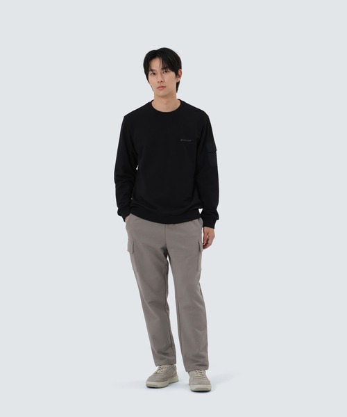 Snow Peak(スノーピーク)の「SnowPeak / Land Pocket Sweatshirt ランドポケットスウェットシャツ 海外限定(スウェット・メンズ・ブラック/ライトベージュ/ダークネイビー・M/L/XL)」の5枚目の写真