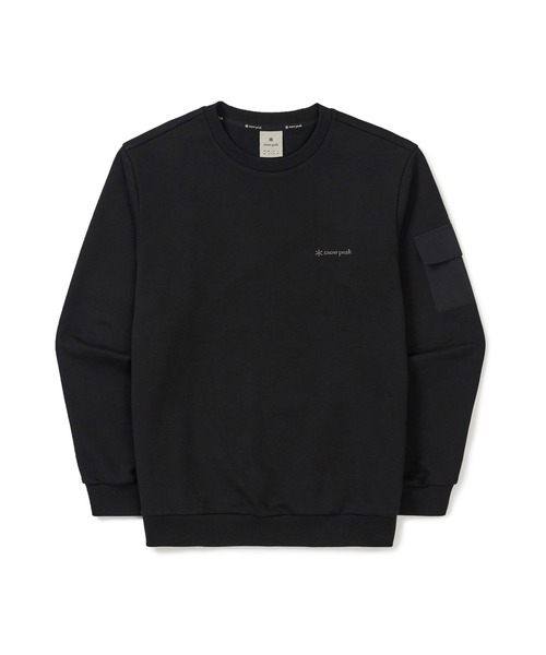 Snow Peak(スノーピーク)の「SnowPeak / Land Pocket Sweatshirt ランドポケットスウェットシャツ 海外限定(スウェット・メンズ・ブラック/ライトベージュ/ダークネイビー・M/L/XL)」の7枚目の写真