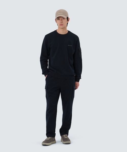 Snow Peak(スノーピーク)の「SnowPeak / Land Pocket Sweatshirt ランドポケットスウェットシャツ 海外限定(スウェット・メンズ・ブラック/ライトベージュ/ダークネイビー・M/L/XL)」の14枚目の写真