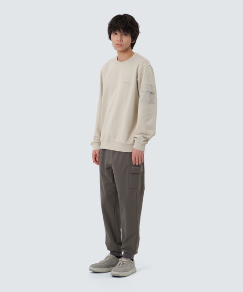 Snow Peak(スノーピーク)の「SnowPeak / Land Pocket Sweatshirt ランドポケットスウェットシャツ 海外限定(スウェット・メンズ・ブラック/ライトベージュ/ダークネイビー・M/L/XL)」の10枚目の写真