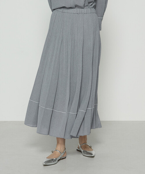 セール】ドライシャンブレー プリーツスカート（スカート）｜COMME CA