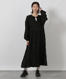 LAKOLE | モールストライプカフタンワンピース / 598274(ワンピース)