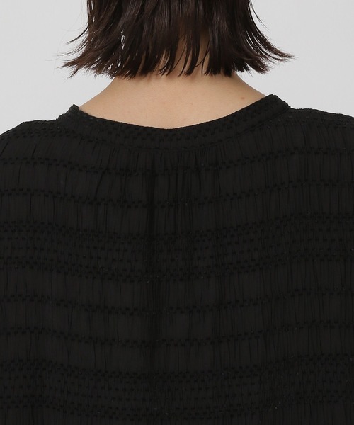 LAKOLE(ラコレ)の「モールストライプカフタンワンピース / 598274(ワンピース・レディース・ダークブラウン/アイボリー/ブラック・FREE)」の14枚目の写真