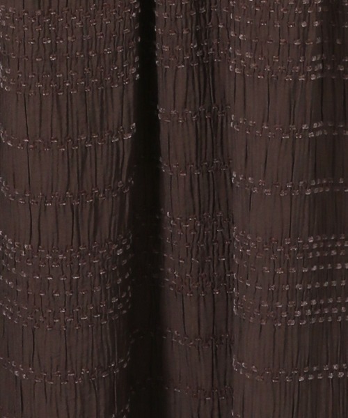 LAKOLE(ラコレ)の「モールストライプカフタンワンピース / 598274(ワンピース・レディース・ダークブラウン/アイボリー/ブラック・FREE)」の16枚目の写真