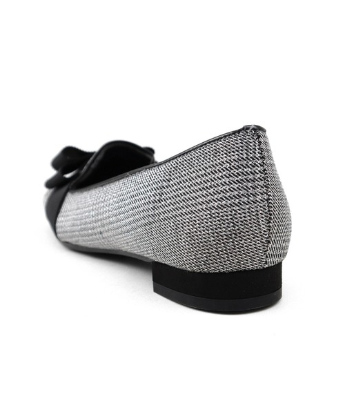 chocolates(チョコラテス)の「晴雨兼用 グログランリボン オペラパンプス【日本製】(パンプス・レディース・ブラック/チェック/ダークブラウン・24.5cm/25.0cm/22.0cm/22.5cm/23.0cm/23.5cm/24.0cm)」の7枚目の写真