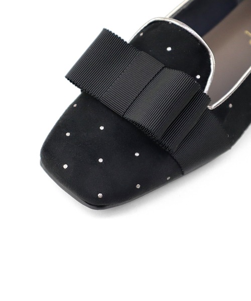 chocolates(チョコラテス)の「晴雨兼用 グログランリボン オペラパンプス【日本製】(パンプス・レディース・ブラック/チェック/ダークブラウン・24.5cm/25.0cm/22.0cm/22.5cm/23.0cm/23.5cm/24.0cm)」の9枚目の写真