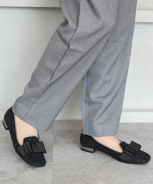 chocolates(チョコラテス)の「晴雨兼用 グログランリボン オペラパンプス【日本製】(パンプス・レディース・ブラック/チェック/ダークブラウン・24.5cm/25.0cm/22.0cm/22.5cm/23.0cm/23.5cm/24.0cm)」の15枚目の写真