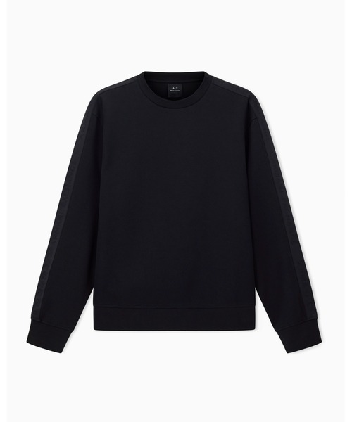 ARMANI EXCHANGE(アルマーニエクスチェンジ)の「【A|X アルマーニ エクスチェンジ】ロゴテープ クルーネックスウェットプルオーバー(スウェット・メンズ・セージグリーン/ブラック・LARGE/MEDIUM/SMALL/X-LARGE/X-SMALL)」の6枚目の写真