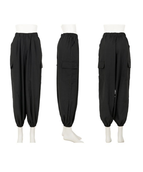 KOBE LETTUCE（コウベレタス）の「カーゴカーブパンツ（カーゴパンツ・レディース・アイボリー系/グレー/カーキ/ブラック・M/PM）」の10枚目の写真