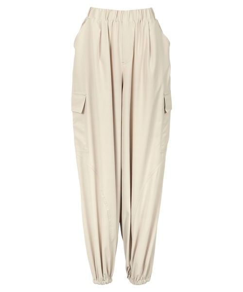 KOBE LETTUCE（コウベレタス）の「カーゴカーブパンツ（カーゴパンツ・レディース・アイボリー系/グレー/カーキ/ブラック・M/PM）」の14枚目の写真