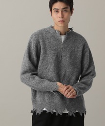 LAND MUSEUM | LAND MUSEUM／クロスダメージニット(ニット/セーター)