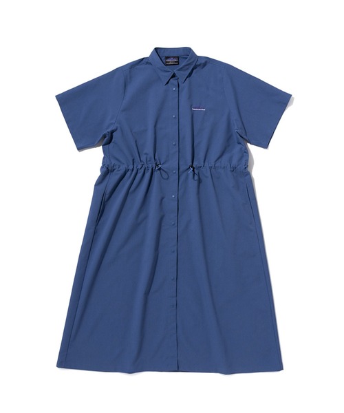THOUSAND MILE（サウザンドマイル）の「[L's]SHORT SLEEVE SNAP OP HIGH AIR PERMEABILITY/ショートスリーブスナップワンピース（ワンピース・レディース・セージグリーン/ブルー/ブラック/グレイッシュベージュ・FREE）」の4枚目の写真