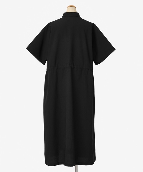 THOUSAND MILE（サウザンドマイル）の「[L's]SHORT SLEEVE SNAP OP HIGH AIR PERMEABILITY/ショートスリーブスナップワンピース（ワンピース・レディース・セージグリーン/ブルー/ブラック/グレイッシュベージュ・FREE）」の18枚目の写真