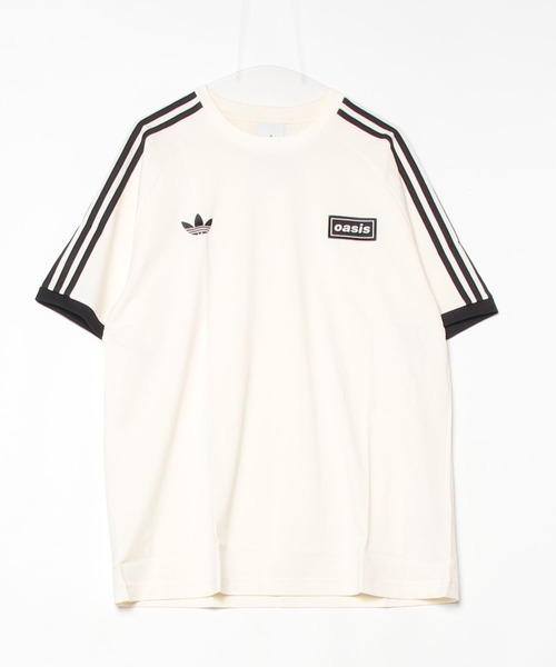 adidas Originals × Oasis ツアースリーストライプス Tシャツ